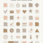 Planner Stickers - Sheet v8